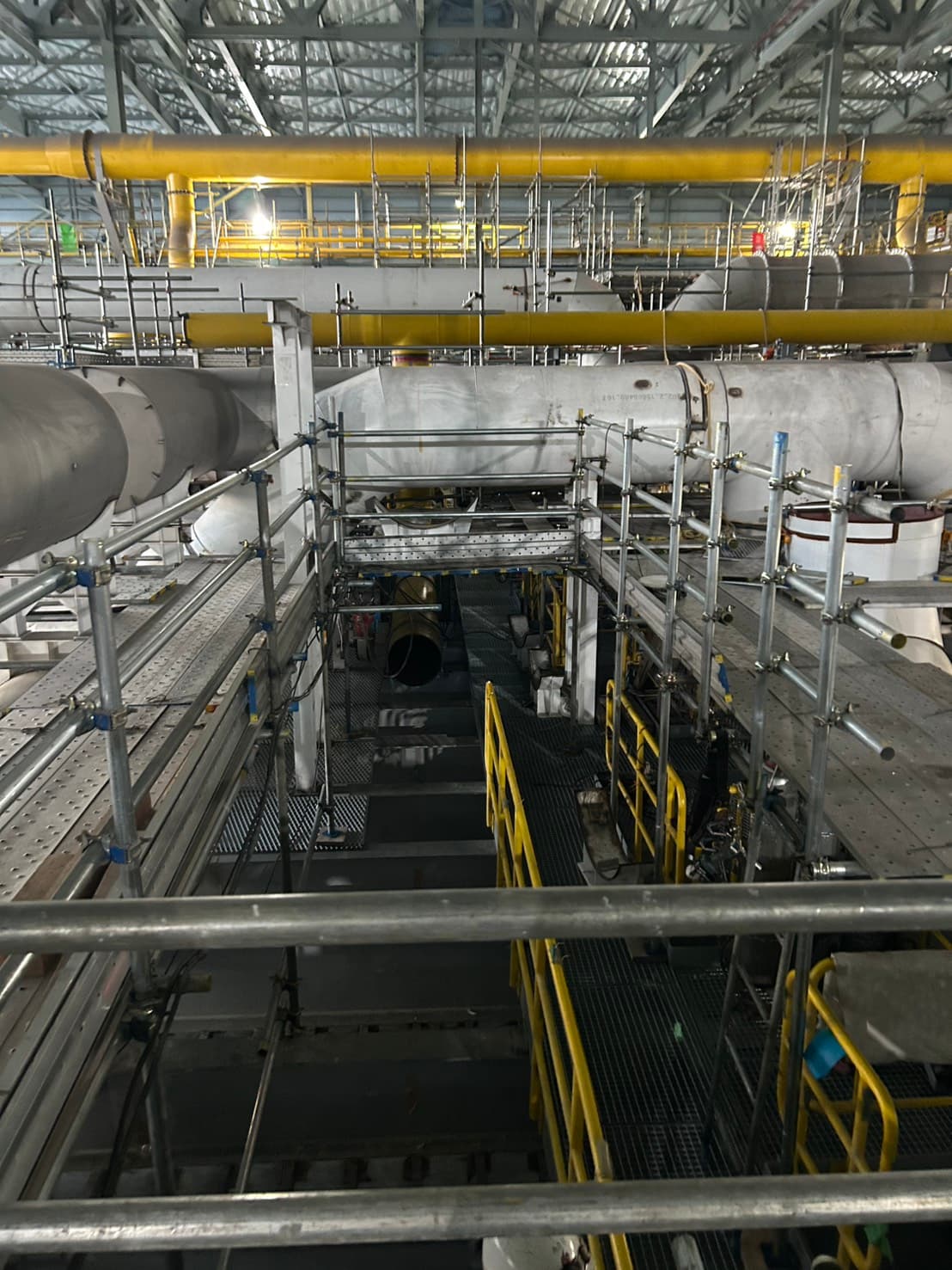 プラント現場の足場工事