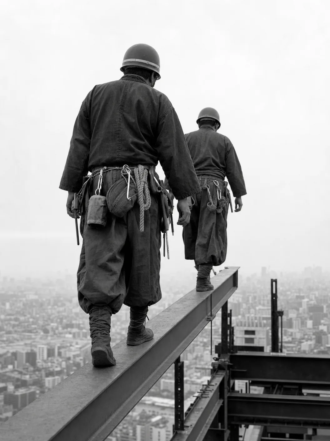 鳶職人の現場風景